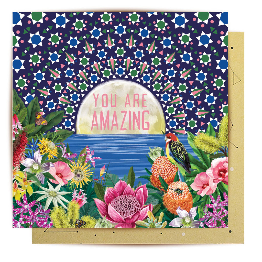 Good Evening You Are Amazing Card