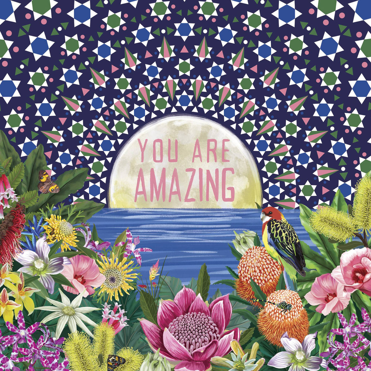 Good Evening You Are Amazing Card