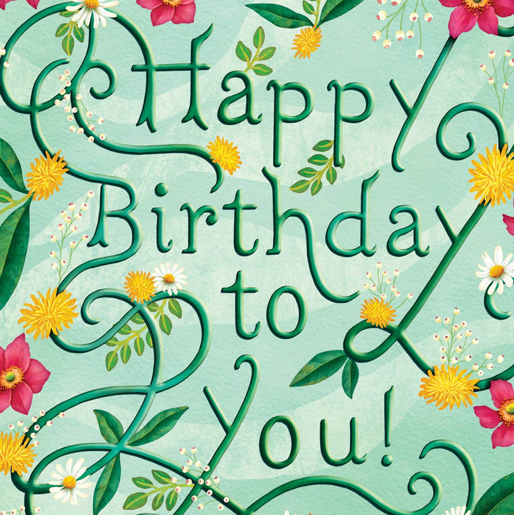 Happy Happy Birthday Card