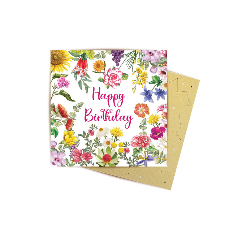 Floral Birthday Tag/Mini Card - Coming Soon
