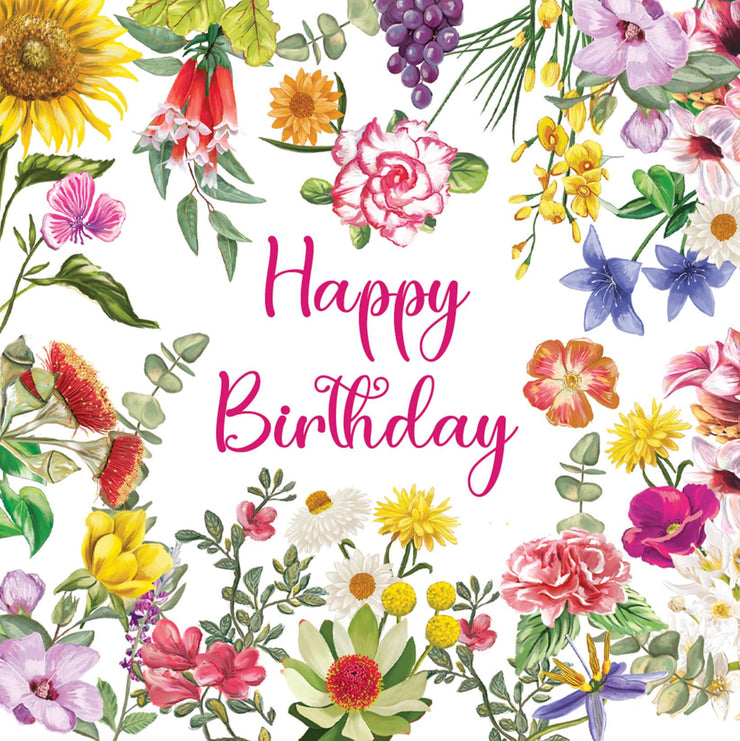Floral Birthday Tag/Mini Card - Coming Soon