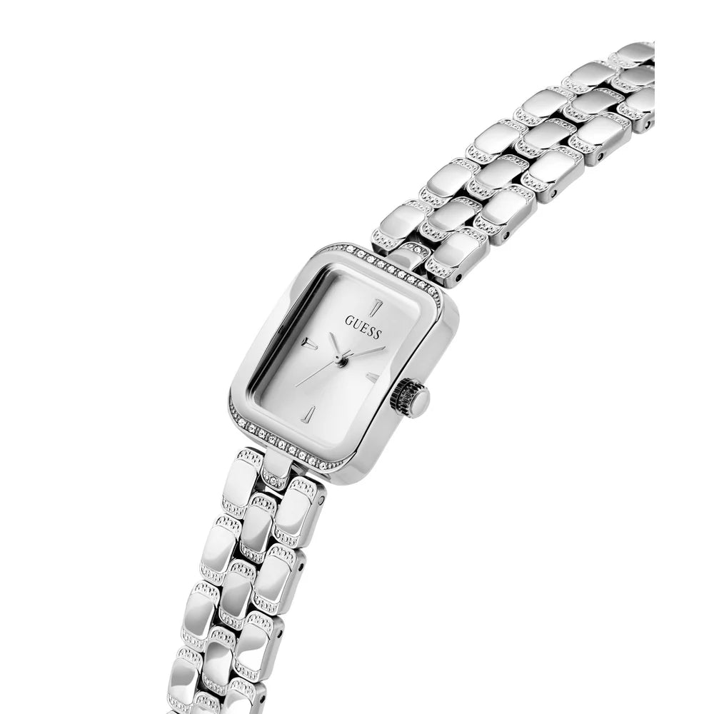 Guess  Isla Silver Crystal Watch
