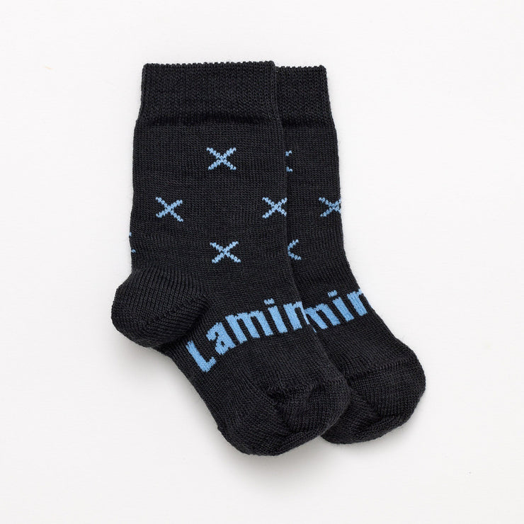 Lamington Crew Length Socks - Baltic