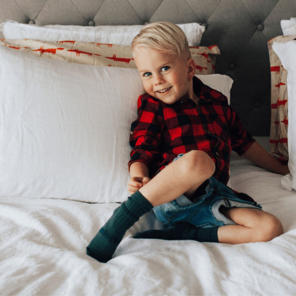 Lamington Crew Length Socks - Tuatara Last One