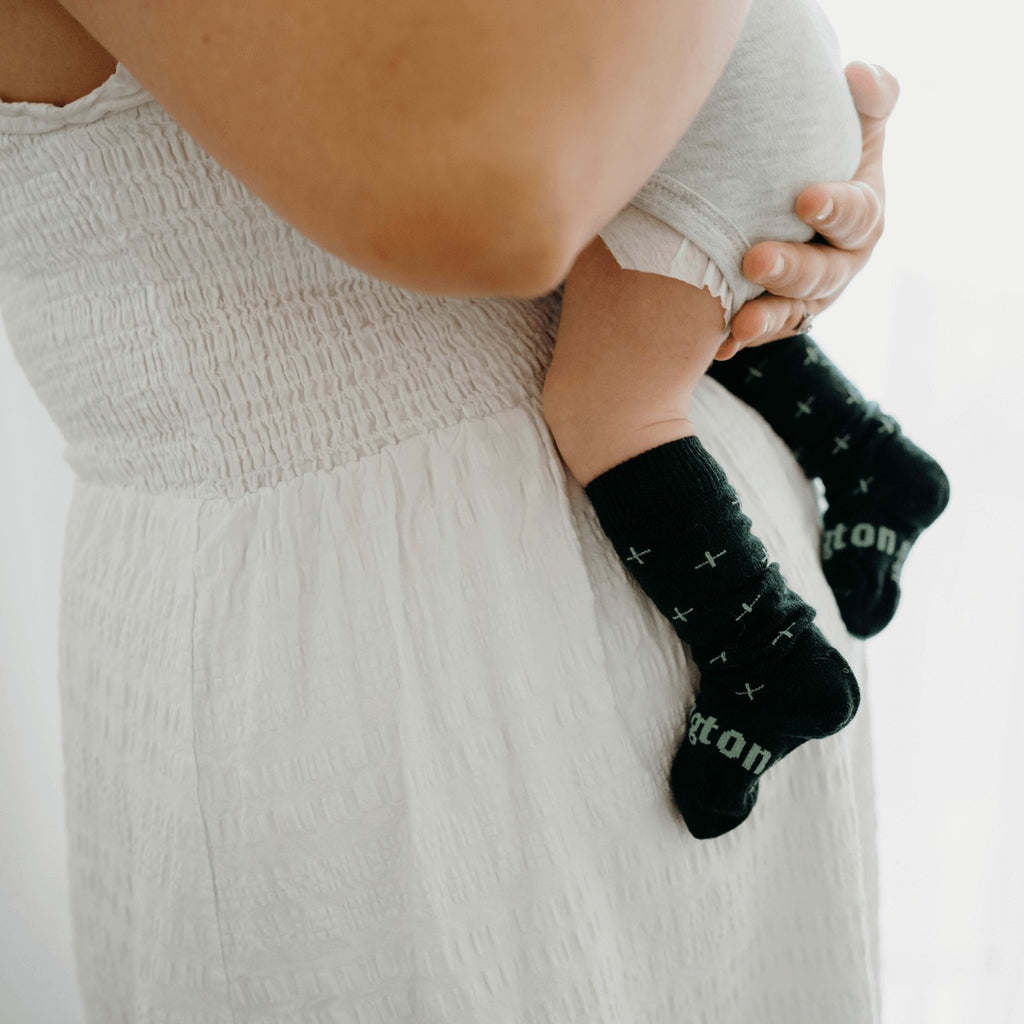 Lamington Knee High Socks - Leaf