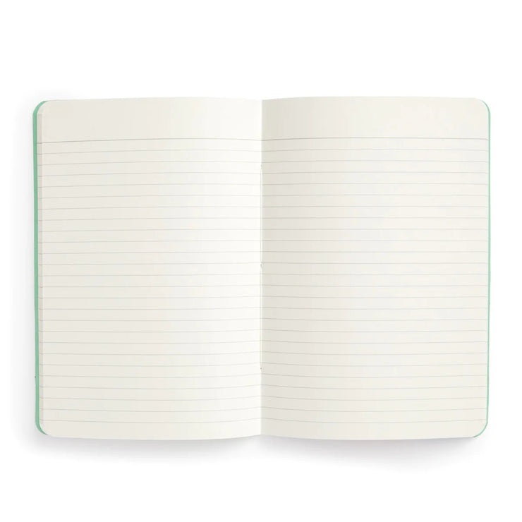 Handmade Embroidered Journal - Liberty  Prospect Road