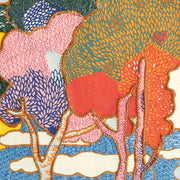 Handmade Embroidered Journal - Liberty  Prospect Road