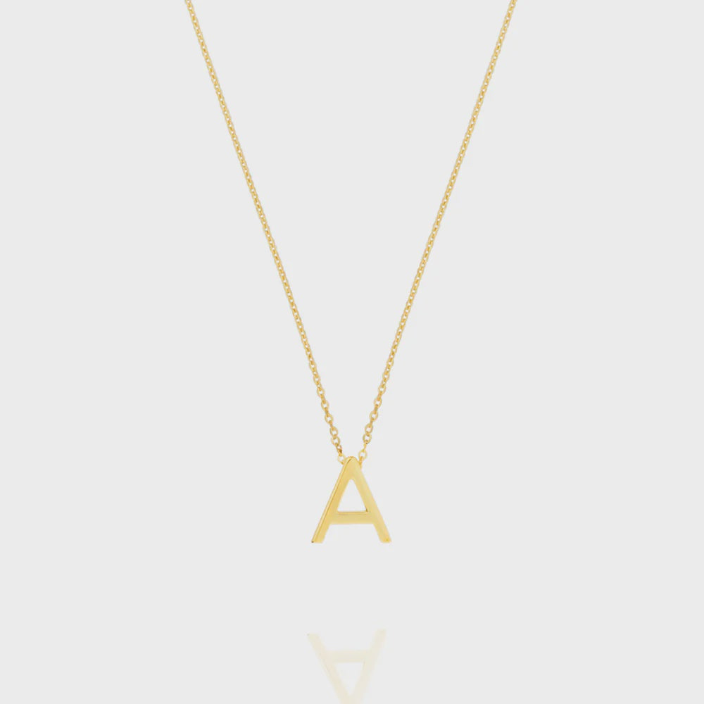 Gold Letter Necklace