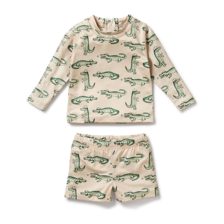 Little Croc Rashie Swimset Last One Was $70 Now