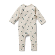 Little Olive Organic Waffle Zipsuit