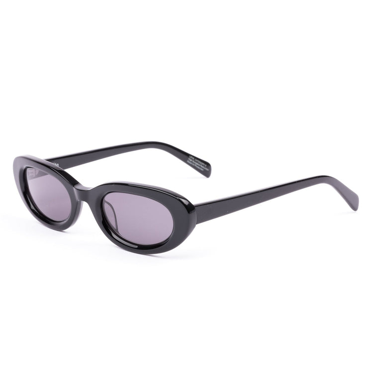 Sito Lourdes Sunglasses - Black/Smokey Grey