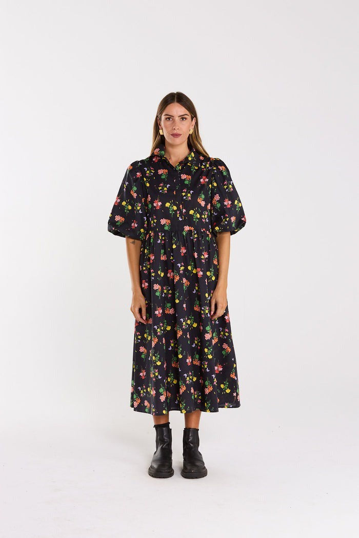 Lucina Dress - Vivid Noir Was $199 NOW
