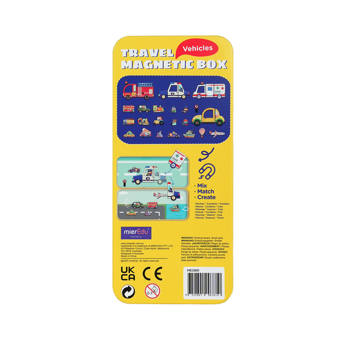 Magnetic Puzzle Box - Assorted Vehicles