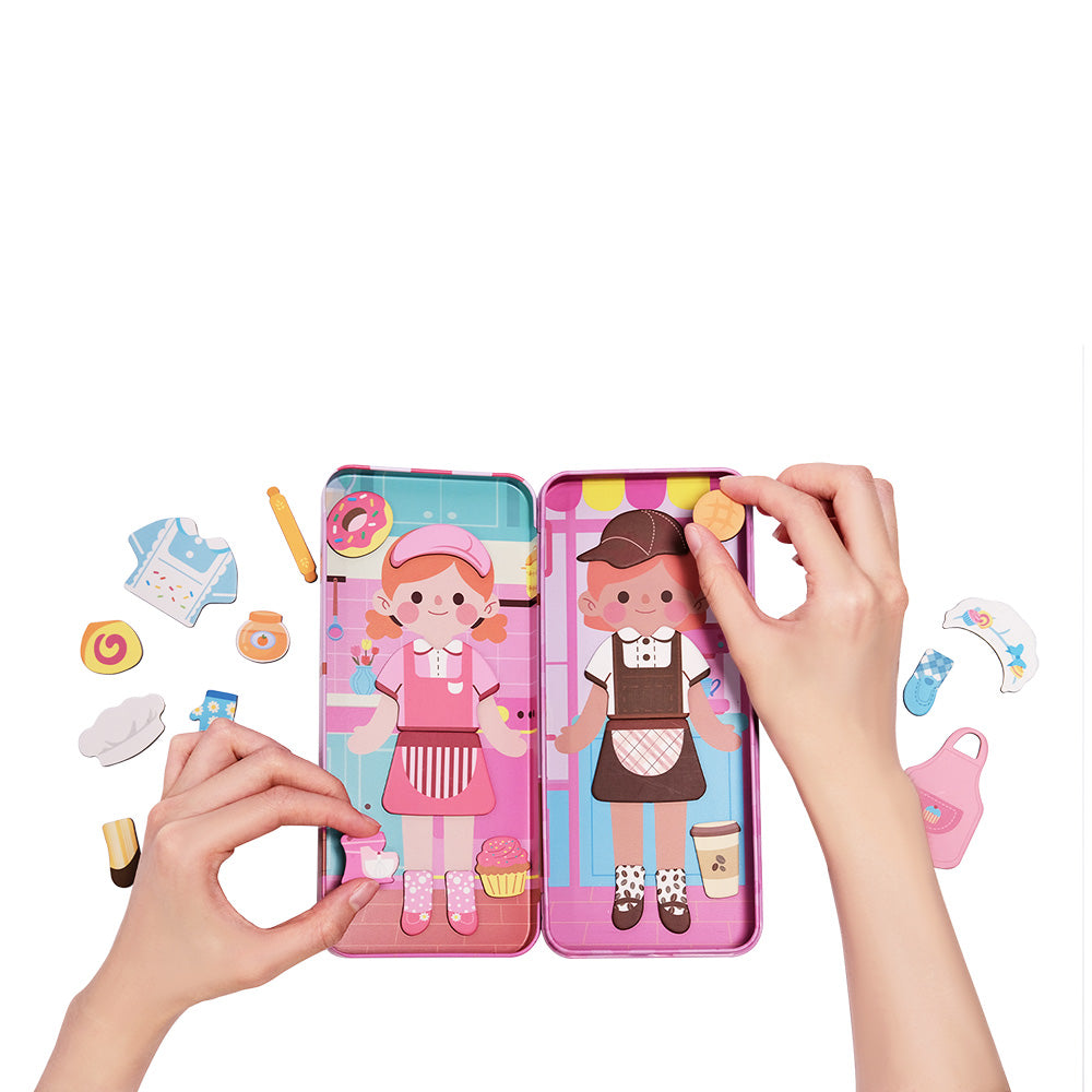 Magnetic Puzzle Box - Sweet Cafe Chefs