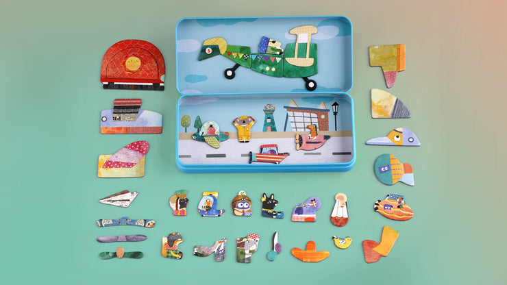 Magnetic Puzzle Box - Aircraft