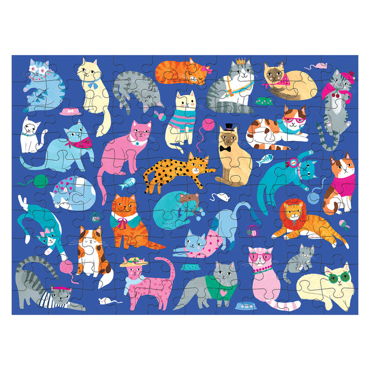 Cats and Dogs 100 Piece Double Sided Puzzle