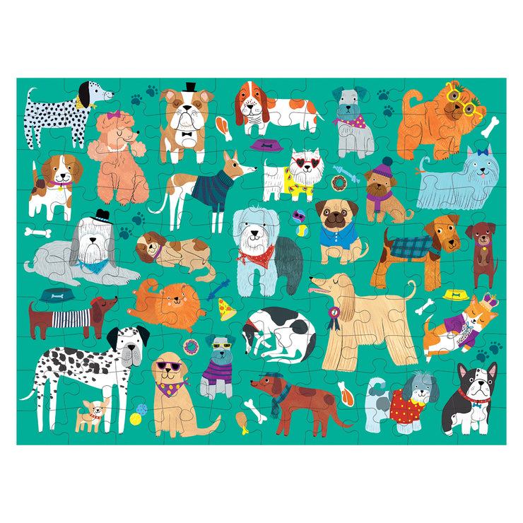 Cats and Dogs 100 Piece Double Sided Puzzle