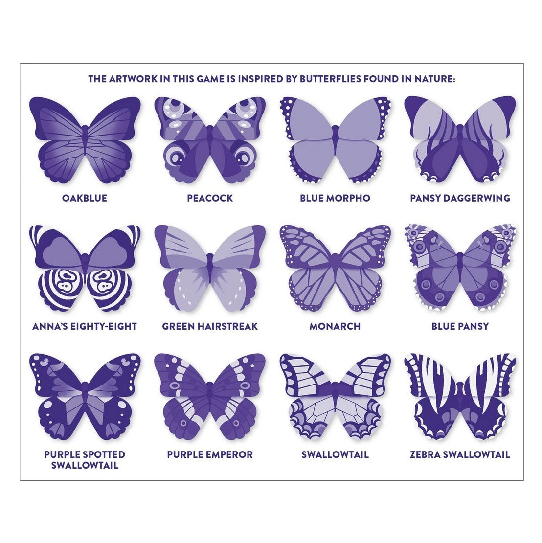 Butterflies Shaped Memory Match Game