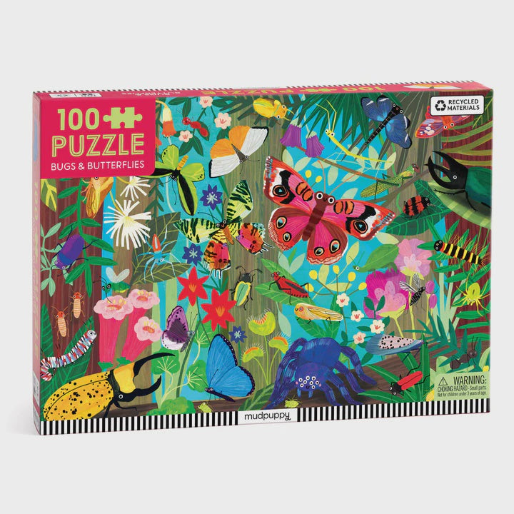 100 Piece Bugs & Butterflies Puzzle