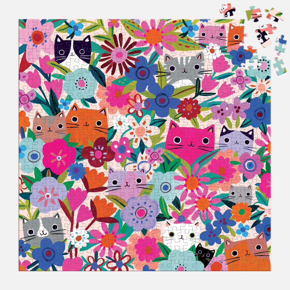 Blooming Cats Puzzle - 500 Pieces