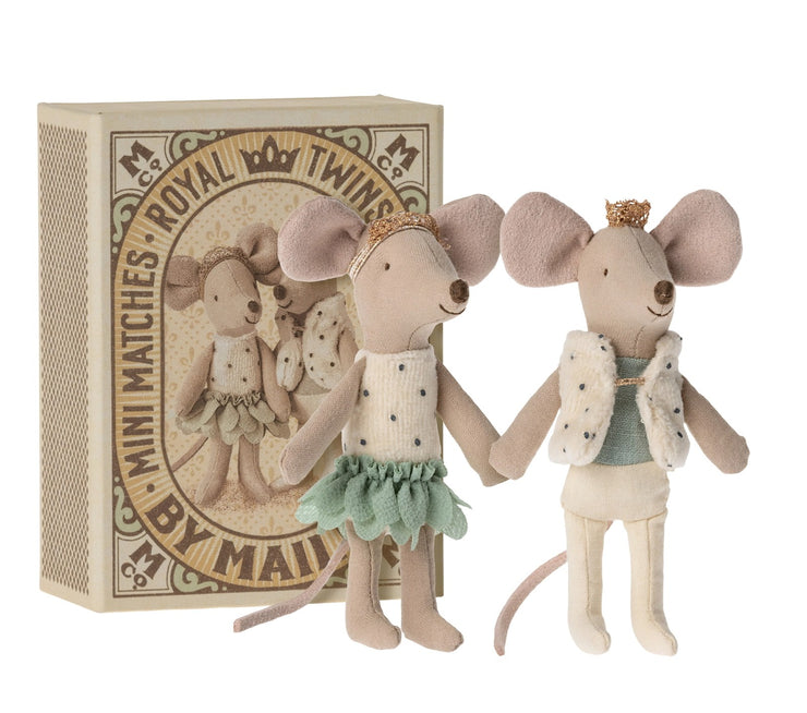 Maileg Royal Mice Twins in Box