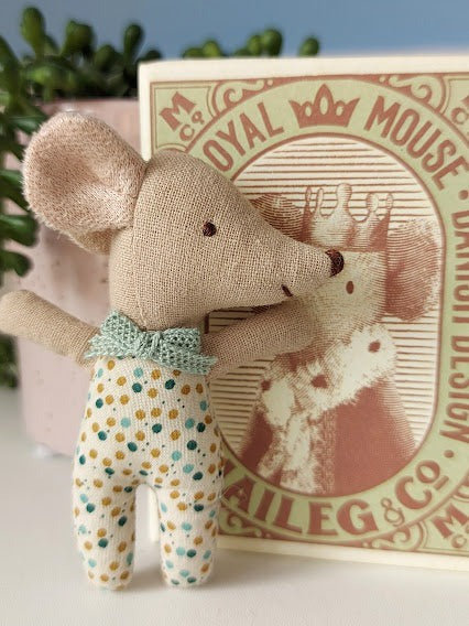 Maileg Mouse Baby Sleepy/Wakey in Box