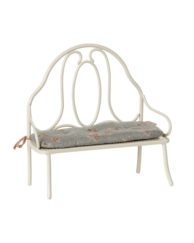 Maileg Vintage Bench - Miniature Off-White
