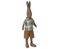 Maileg Rabbit Size 2 - Brown Shirt & Shorts
