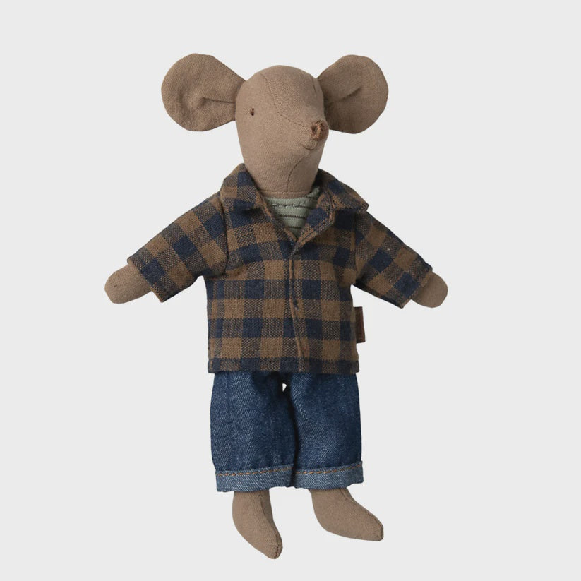 Maileg Dad Mouse Light Brown