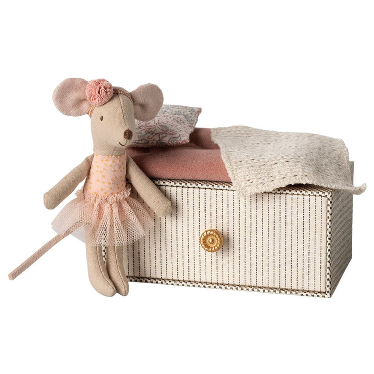 Maileg Dance Mouse In Daybed Little Sister