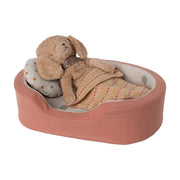 Maileg Dog Basket - Coral