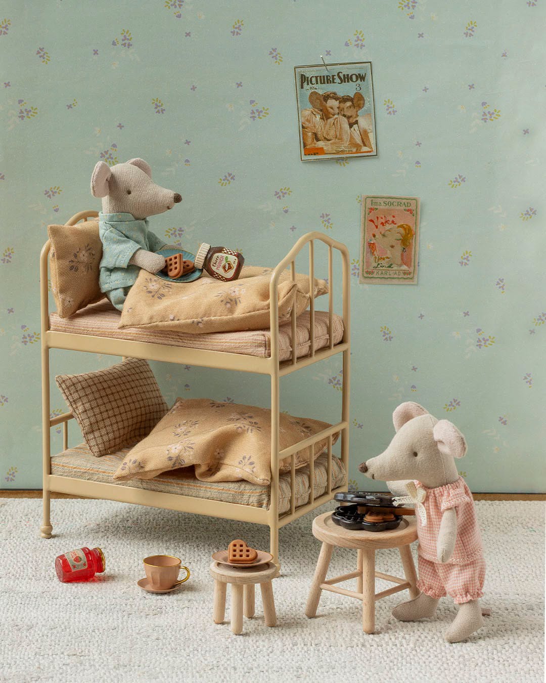 Maileg Waffle Set Mouse