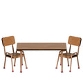 Maileg Table & Chair Set - Mouse Dark Powder