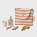 Maileg Toothbrush Set - Coral Stripe