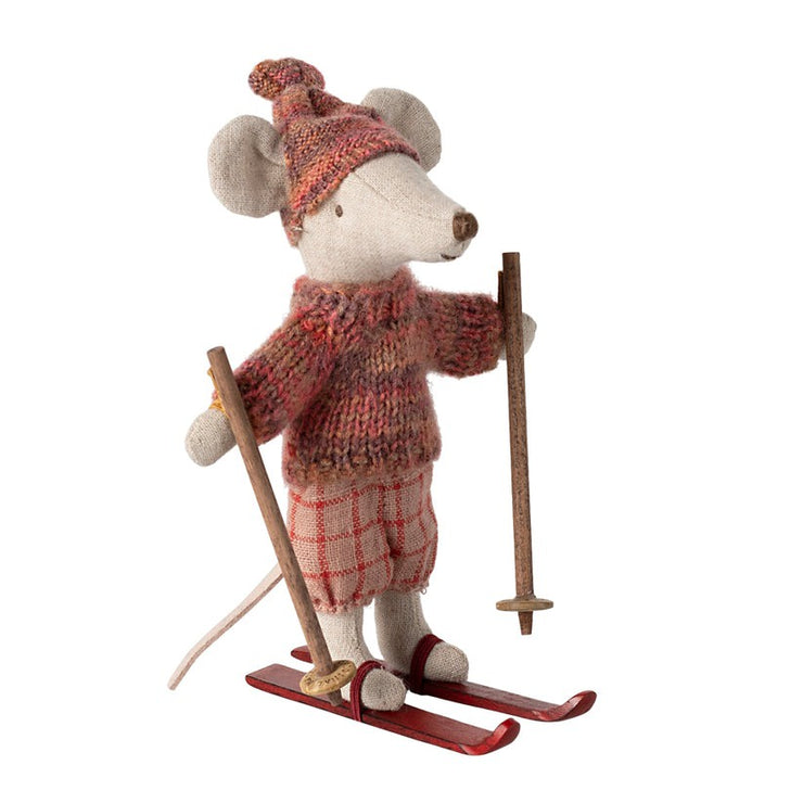 Maileg Winter Mouse - Big Sister Ski Set