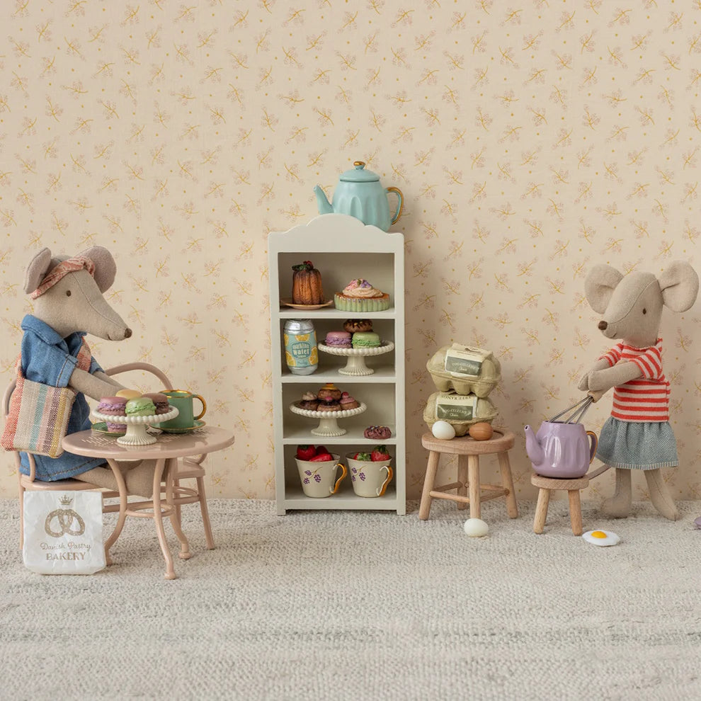 Maileg Cafe Set Mouse - Big Pale Pink