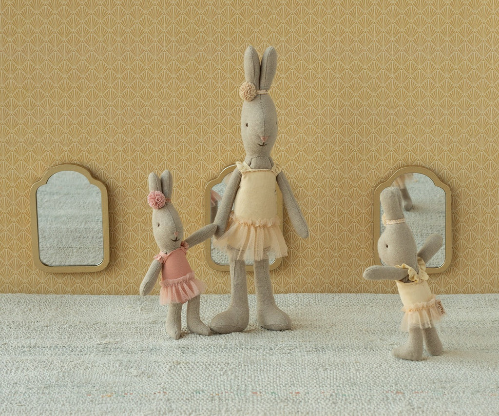 Maileg Rabbit Micro Ballet & Skirt - Rose