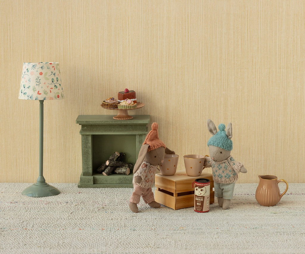 Maileg Winter Bunny Micro - Brown Rose