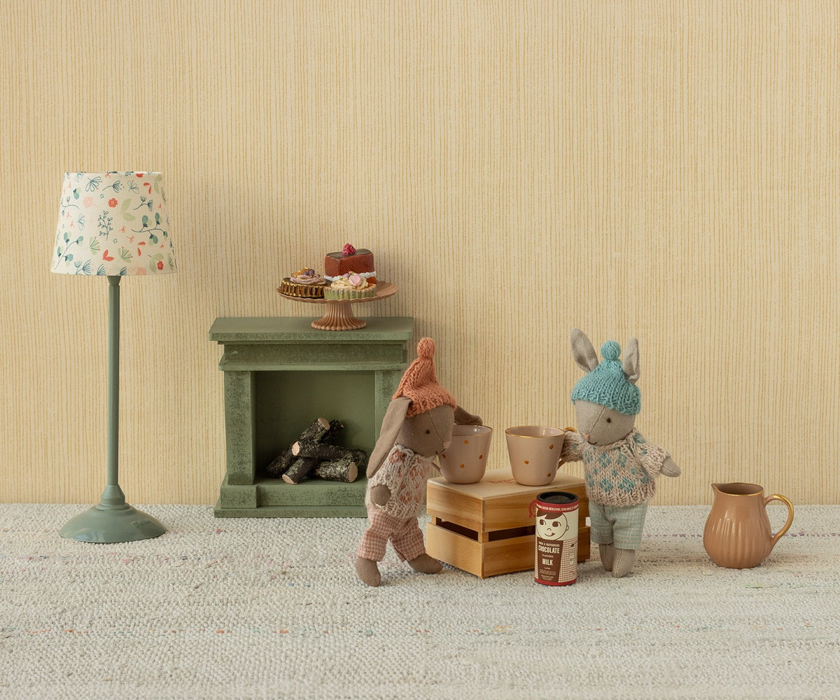 Maileg Winter Bunny Micro - Brown Rose