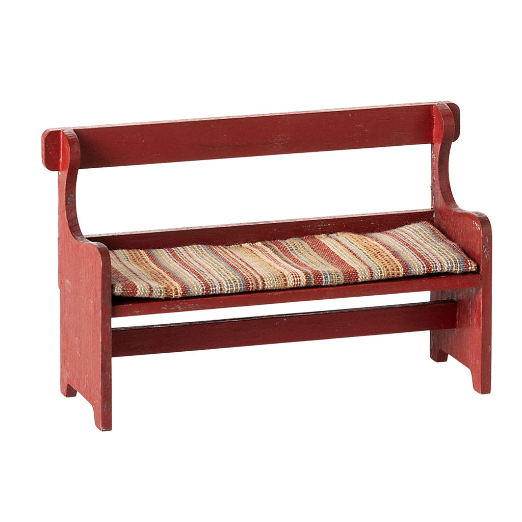 Maileg Bench for Mouse  - Red