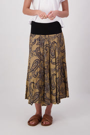 Marnie Skirt - Camel Paisley Was $329 Now