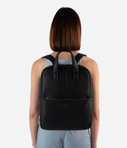 Vegan Backpack - Thebe Grain Black