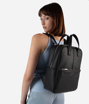 Vegan Backpack - Thebe Grain Black