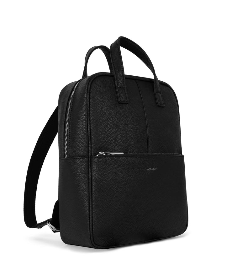 Vegan Backpack - Thebe Grain Black