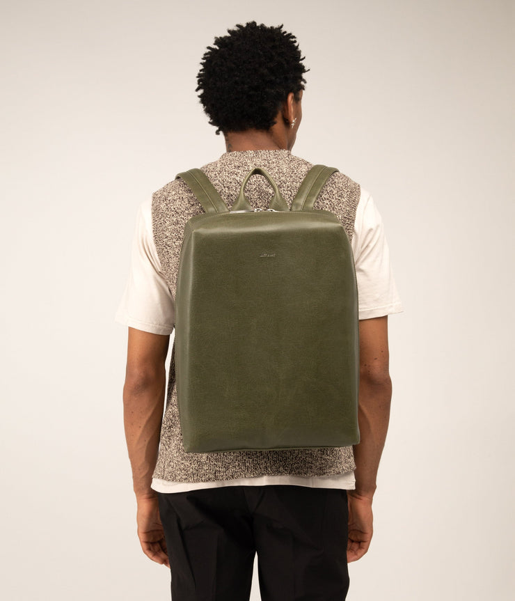 Vegan Backpack - Bremen Vintage Olive