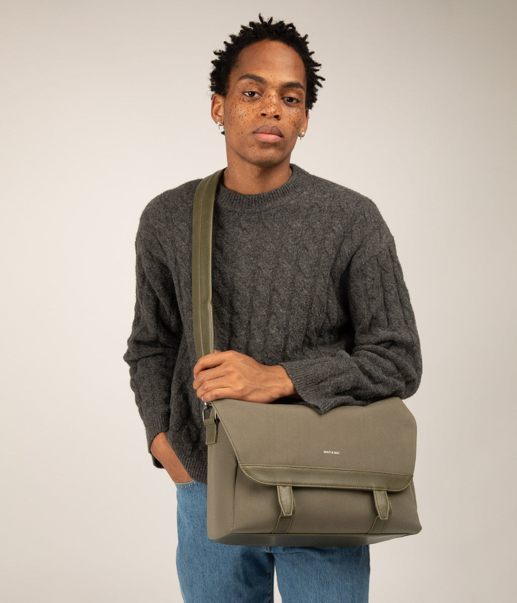 Vegan Messenger - Martel Canvas Black Was $319 Now