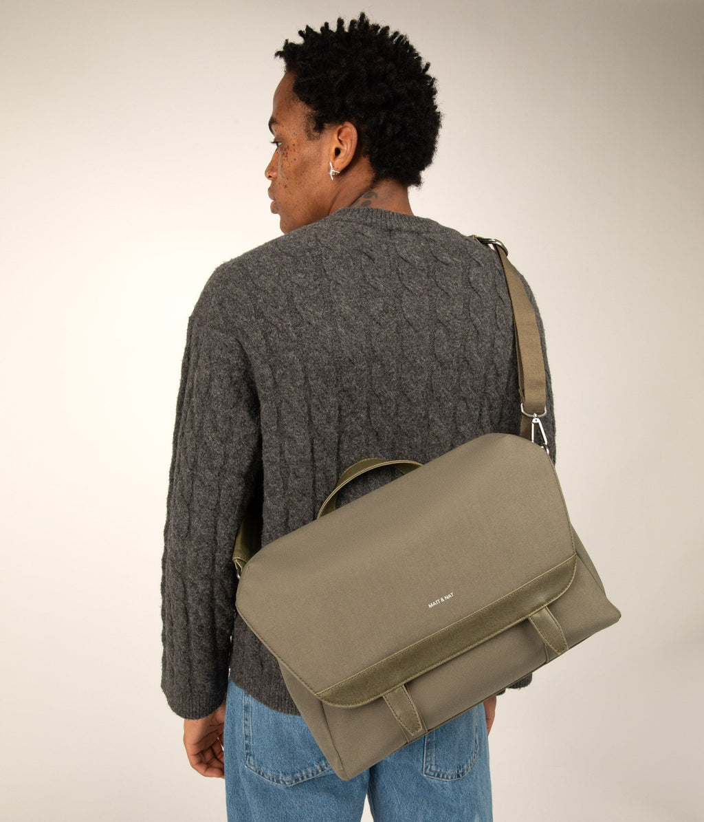 Vegan Messenger - Martel Canvas Black Was $319 Now