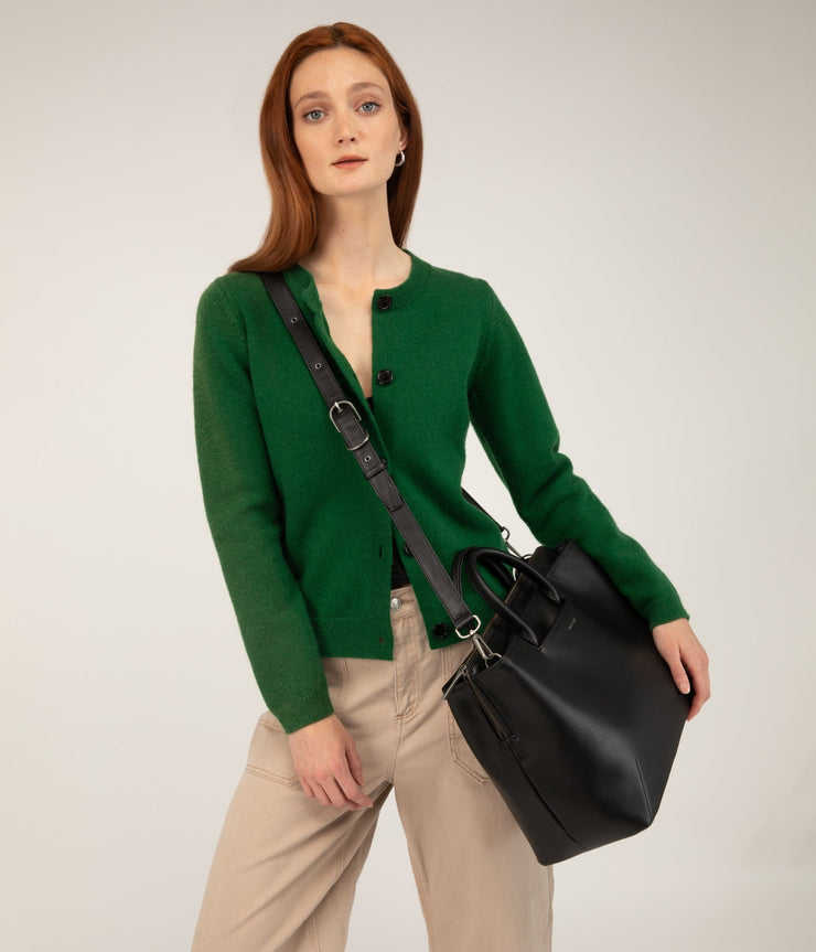 Vegan Satchel - Kintla Arbor Black Was $320