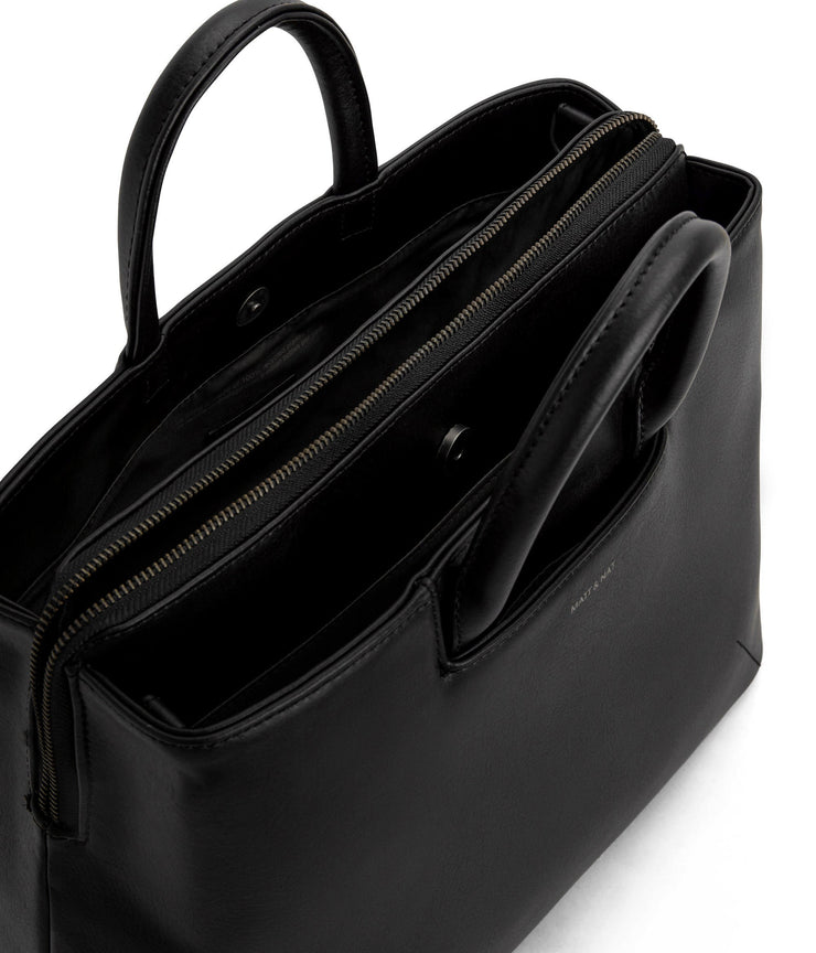 Vegan Satchel - Kintla Arbor Black Was $320