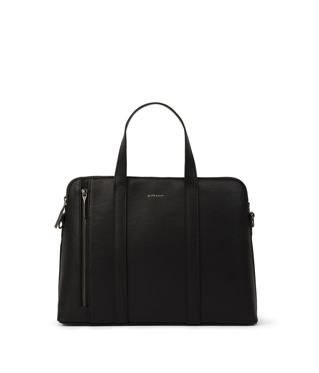 Vegan Satchel - Sona Arbor Black